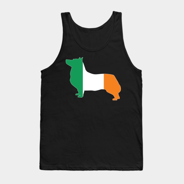 Swedish Vallhund Ireland Flag Filled Tank Top by DPattonPD